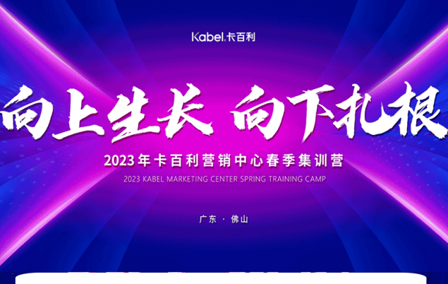 向上生長，向下扎根—2023卡百利藝術涂料營銷中心春季集訓營圓滿結營