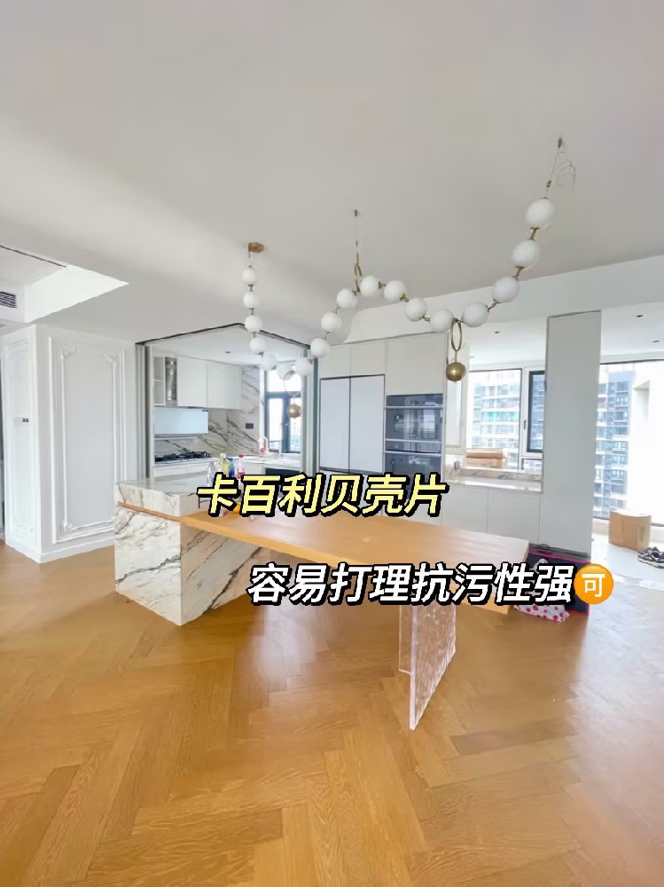 藝術漆抄作業成功！奶油風的小家真的太絕啦！貝殼片藝術漆