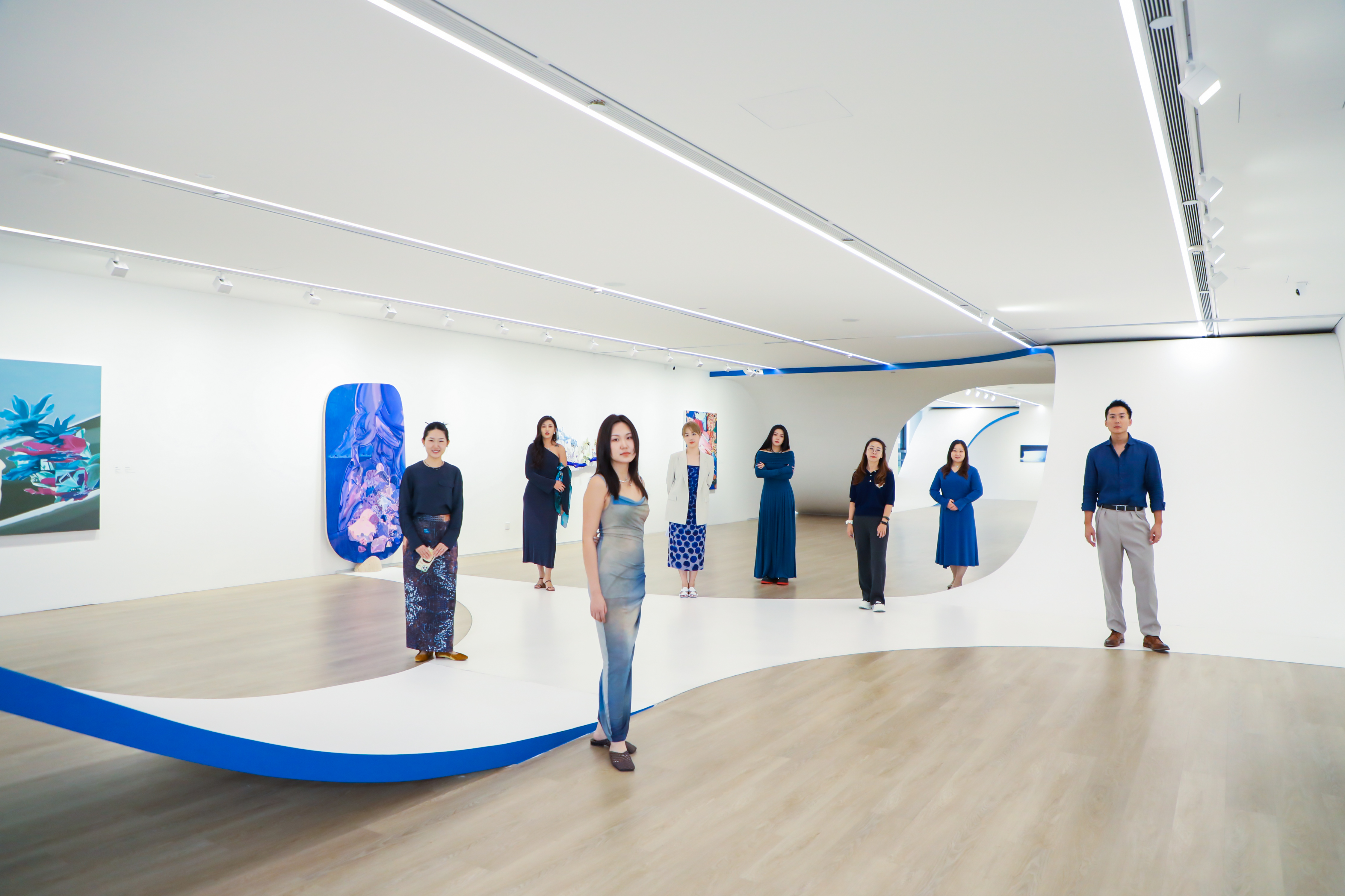 視覺(jué)盛宴！卡百利X元美術(shù)館“是日藍(lán)花”展覽全新啟幕